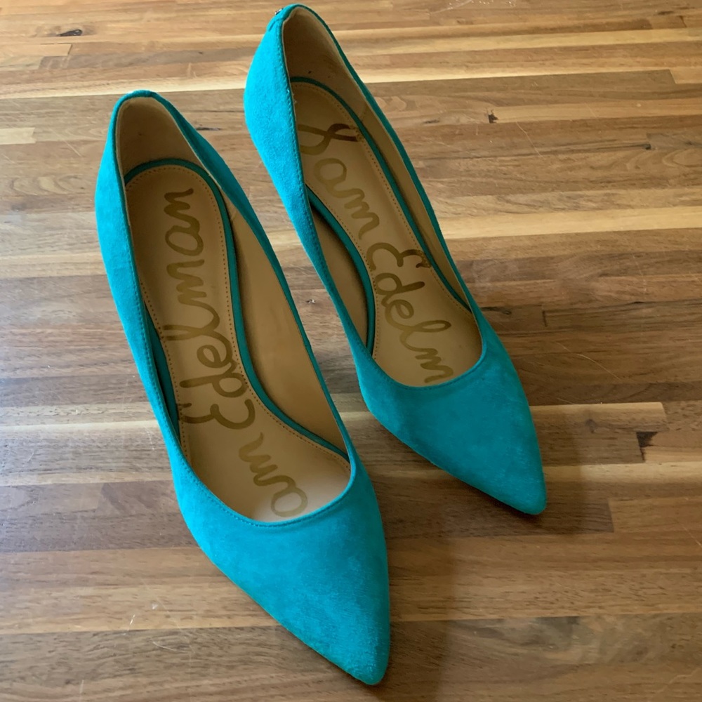 Sam Edelman blue Hazel pumps size 7 EUC